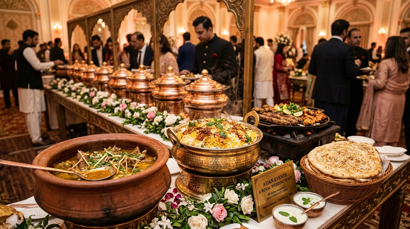 Royal Desi Ghee Culinary Banquet Buffet with Clay Deg Mutton Kunnah - Multan Royal Feasts & Destination Weddings