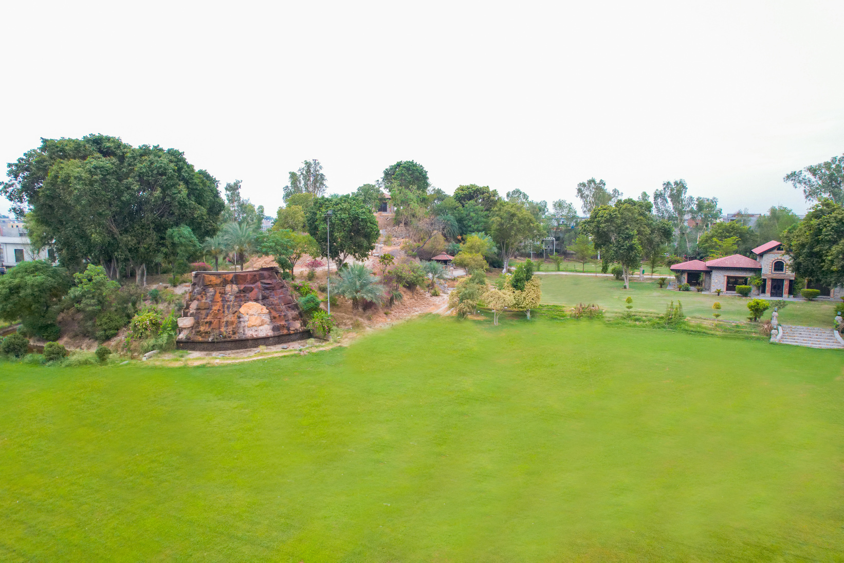 Hill Side Lawn Pathway