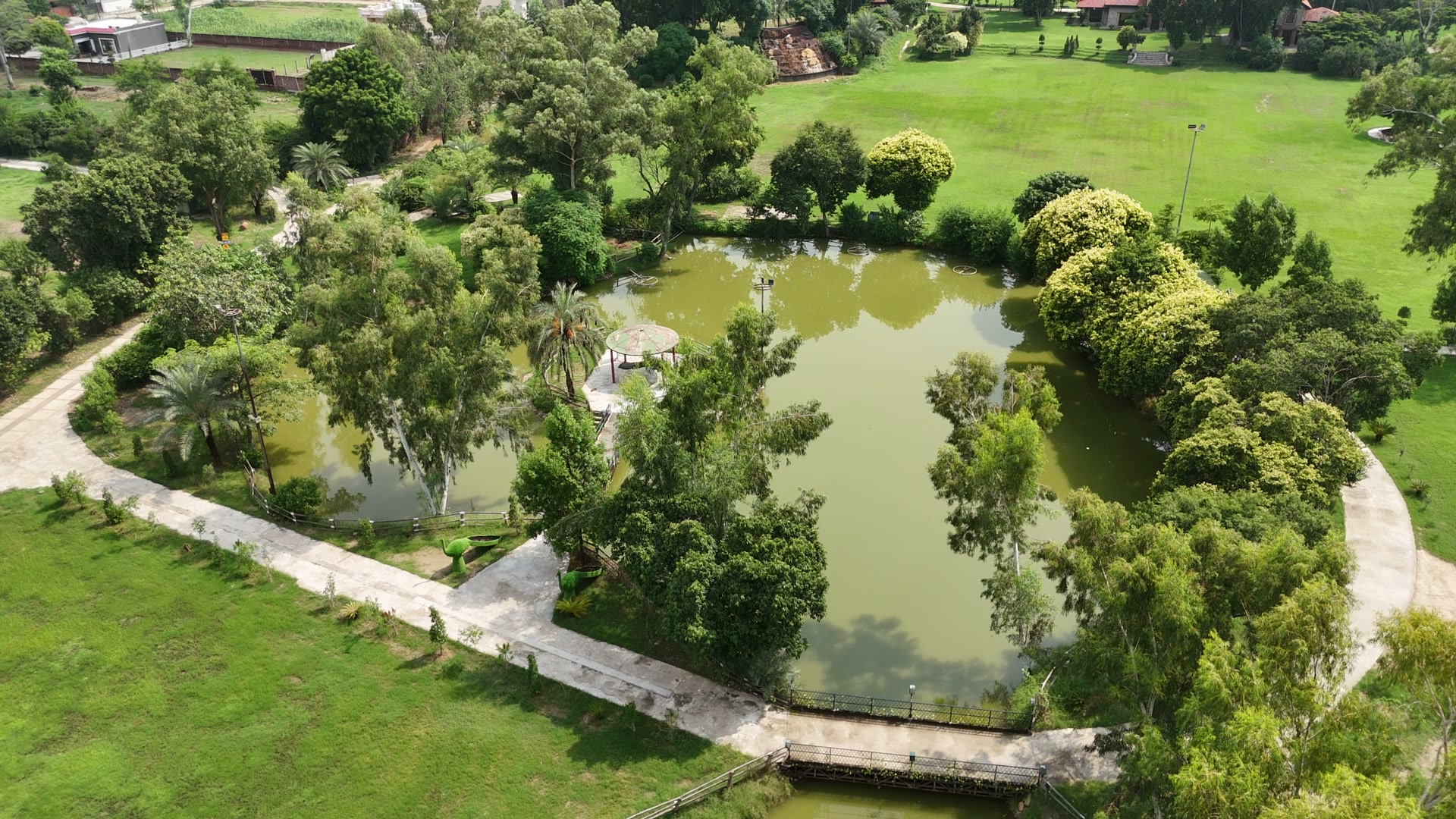 Lake Side Lawn Reception Setup